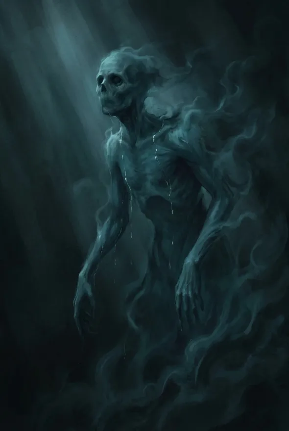 The Waiting One, painted